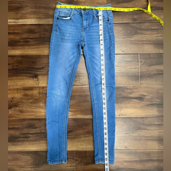Epic Thread Stretchy Denim Blue Girl Skinny Jeans - Picture 7 of 11